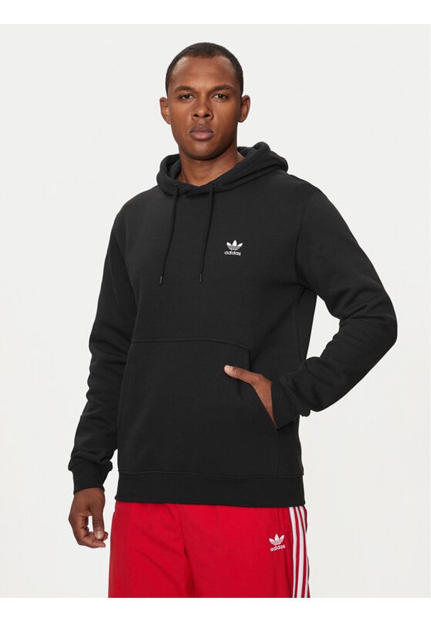 Adidas - adidas Bluza Trefoil Essentials IM4522 Czarny Regular Fit. Kolor: czarny. Materiał: bawełna, syntetyk