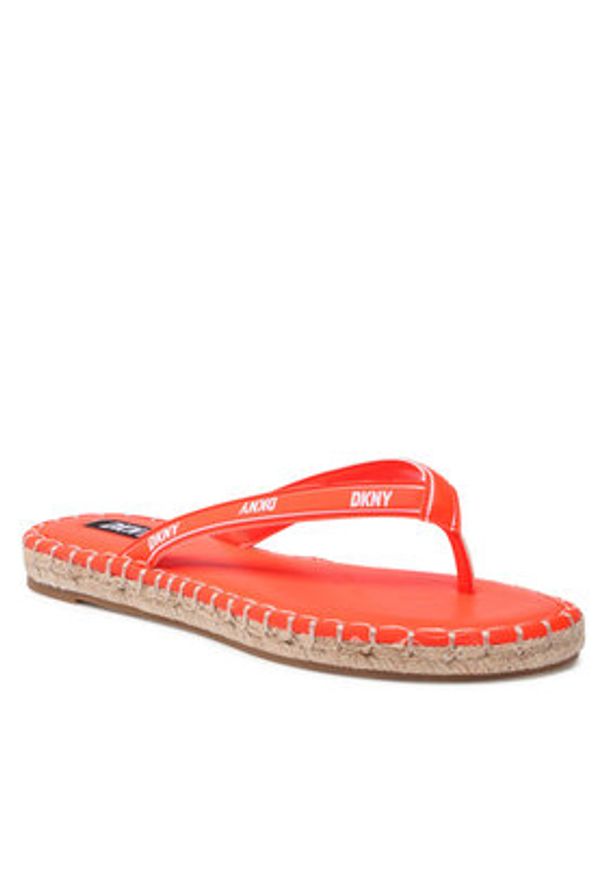DKNY Espadryle Tabatha K1240129 Pomarańczowy. Kolor: pomarańczowy. Materiał: skóra
