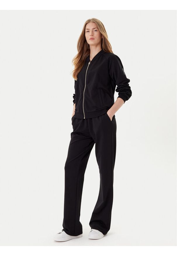 Liu Jo Sport Dres TF5228 FS090 Czarny Regular Fit. Kolor: czarny. Materiał: bawełna