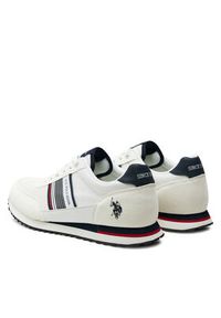U.S. Polo Assn. Sneakersy Xirio009 XIRIO009/4MU1 Biały. Kolor: biały. Materiał: materiał