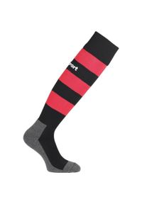 UHLSPORT - Skarpetki Uhlsport Team Pro Essential Stripe. Kolor: czarny, czerwony, wielokolorowy. Sport: piłka nożna