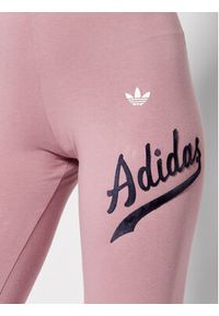 Adidas - adidas Legginsy Moder B-Ball HD9775 Różowy Tight Fit. Kolor: różowy. Materiał: bawełna #5