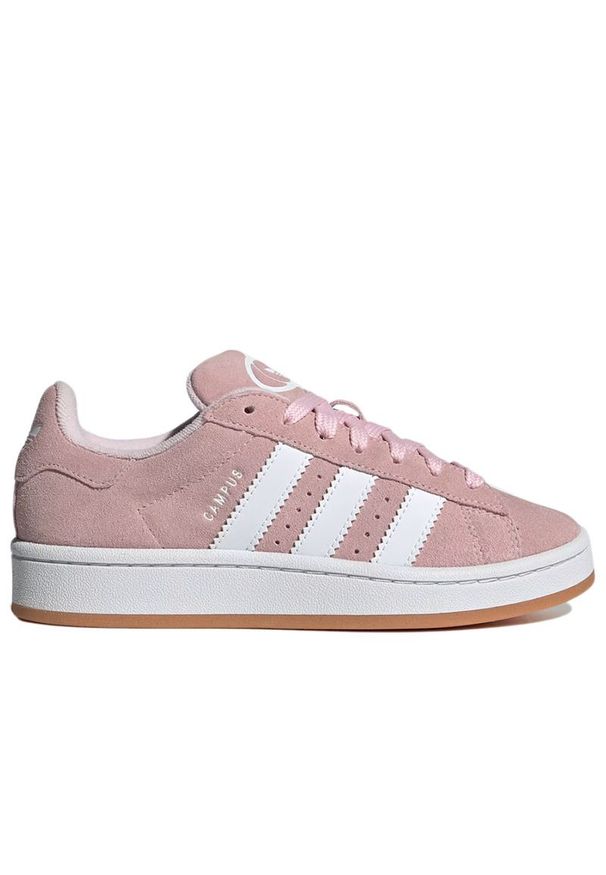Adidas - Buty młodzieżowe adidas Originals Campus 00S JH7840 - różowe. Kolor: różowy. Materiał: zamsz, materiał, guma, skóra. Szerokość cholewki: normalna. Model: Adidas Campus. Sport: koszykówka