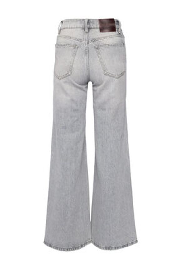 Miss Sixty Jeansy 6S1JJ48100 Szary Wide Leg. Kolor: szary