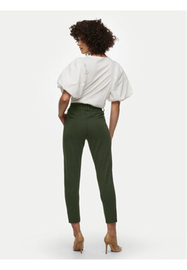 only - ONLY Spodnie materiałowe Poptrash 15115847 Khaki Regular Fit. Kolor: brązowy. Materiał: syntetyk