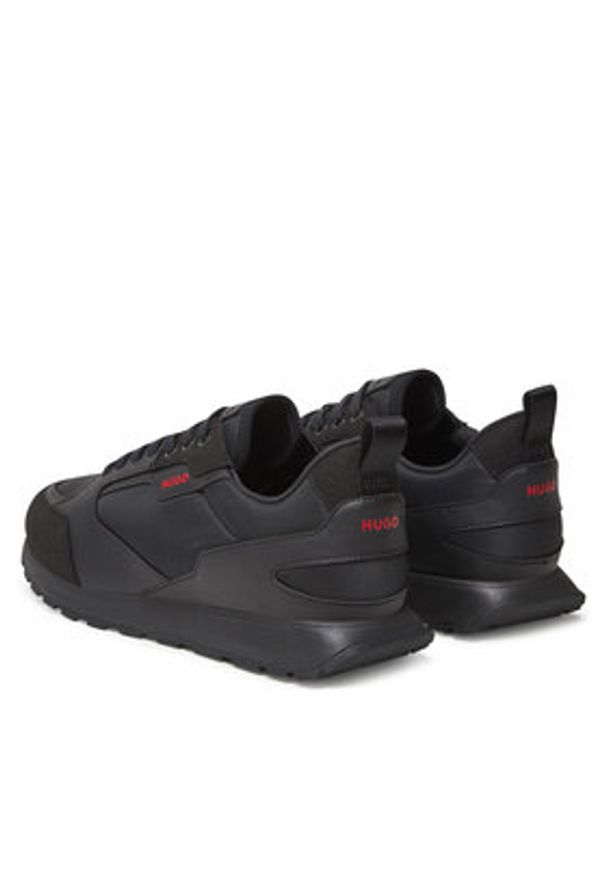 Hugo - HUGO Sneakersy Icelin 50536568 Czarny. Kolor: czarny. Materiał: materiał