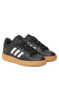 Adidas - adidas Sneakersy Rapid Court Low J JQ1728 Czarny. Kolor: czarny. Materiał: skóra #6