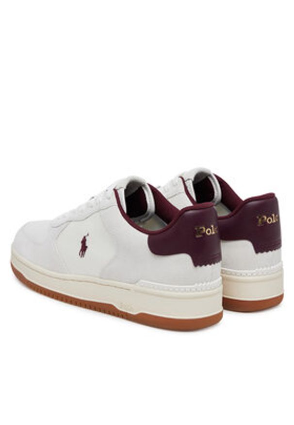 Polo Ralph Lauren Sneakersy 809971482003 Biały. Kolor: biały. Materiał: zamsz, skóra