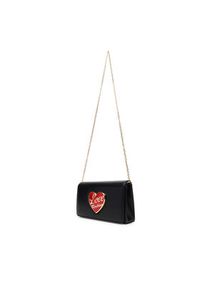 Love Moschino - LOVE MOSCHINO Torebka JC4186PP1NLP0000 Czarny. Kolor: czarny. Materiał: skórzane #4