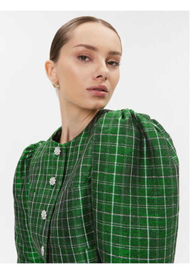 Custommade Marynarka Gresina 999499867 Zielony Relaxed Fit. Kolor: zielony. Materiał: syntetyk
