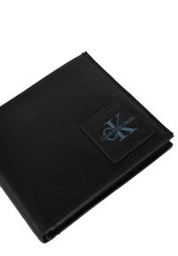 Calvin Klein Jeans Portfel I Brelok "Set" | K50K510165 BDS | Mężczyzna | Czarny. Kolor: czarny. Materiał: skóra. Wzór: aplikacja #4