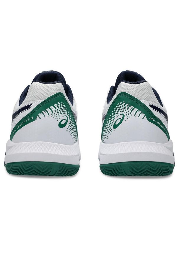 Buty do tenisa Asics Gel-Dedicate 8 Clay. Kolor: wielokolorowy, niebieski, biały, zielony. Sport: tenis
