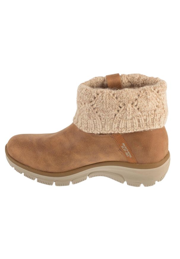 skechers - Buty zimowe damskie, Easy Going - Cozy Weather 2. Kolor: brązowy. Sezon: zima