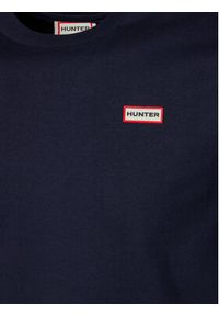 Hunter T-Shirt HARU0006242 Granatowy Regular Fit. Kolor: niebieski. Materiał: bawełna #3