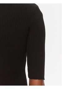 Pinko Sweter Tritone 102017 A1KW Czarny Slim Fit. Kolor: czarny. Materiał: bawełna