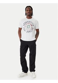 Aeronautica Militare T-Shirt 261TS2538UJ00727 Biały Regular Fit. Kolor: biały. Materiał: bawełna #4