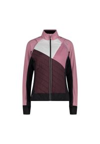 Polar hybrydowy z odpinanymi rękawami dla kobiet CMP. Kolor: różowy. Materiał: polar. Sport: turystyka piesza #1