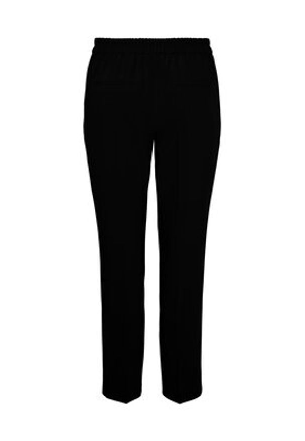 Pieces Chinosy 17138427 Czarny Regular Fit. Kolor: czarny. Materiał: syntetyk