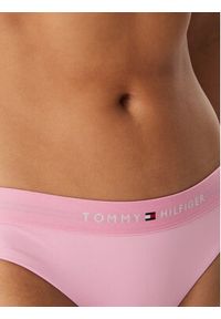TOMMY HILFIGER - Tommy Hilfiger Dół od bikini UW0UW06363 Różowy jasny. Kolor: różowy. Materiał: syntetyk #3
