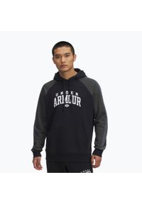 Bluza Under Armour Rival Fleece HBR Logo Hoodie. Kolor: czarny. Sport: fitness #1
