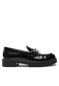 Tory Burch Lordsy Embellished Classic Lug Loafer 165828 Czarny. Kolor: czarny. Materiał: skóra #1