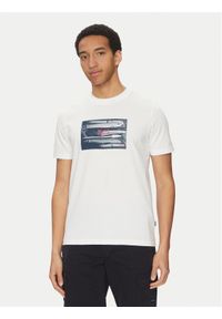 BOSS T-Shirt Dune 50539194 Écru Regular Fit. Materiał: bawełna