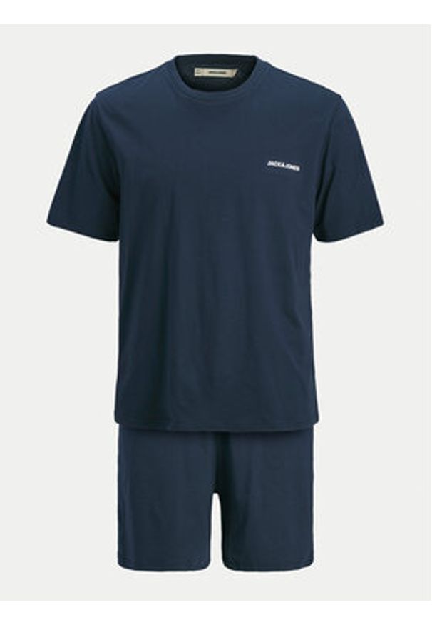 Jack & Jones - Jack&Jones Piżama Everest 12273635 Granatowy Standard Fit. Kolor: niebieski. Materiał: bawełna