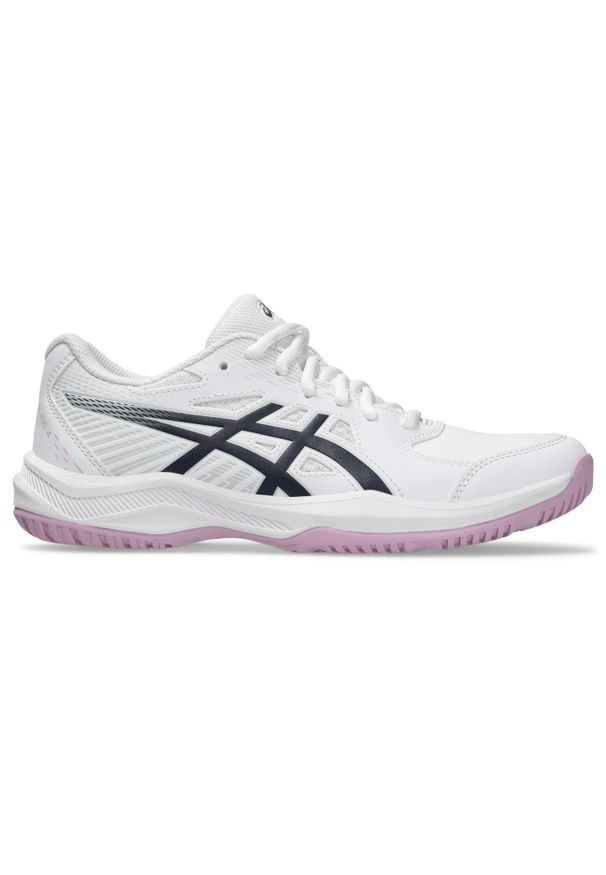 Damskie buty do tenisa Asics Court Slide 4. Kolor: niebieski, biały, wielokolorowy. Sport: tenis