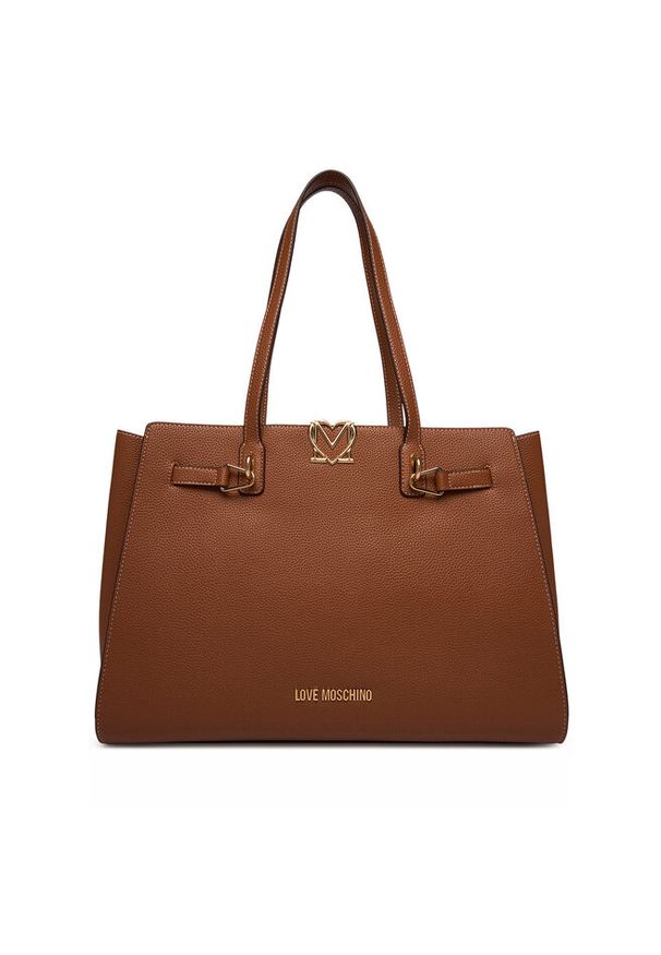 Love Moschino - Torebka LOVE MOSCHINO. Kolor: brązowy