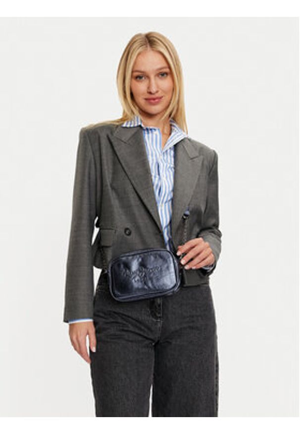 Pepe Jeans Torebka PL031577 Niebieski. Kolor: niebieski. Materiał: skórzane