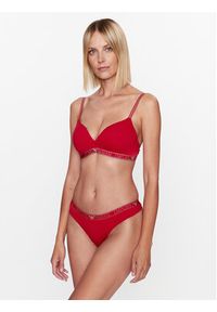Emporio Armani Underwear Biustonosz bezfiszbinowy 164410 3F223 00173 Czerwony. Kolor: czerwony. Materiał: bawełna #3