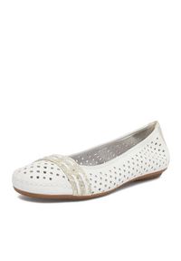 Rieker Baleriny CEO-41430-81 Biały. Kolor: biały. Materiał: skóra, syntetyk #7