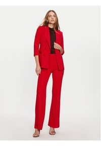 Imperial Spodnie materiałowe P3E9IAW Czerwony Flare Fit. Kolor: czerwony. Materiał: syntetyk #4