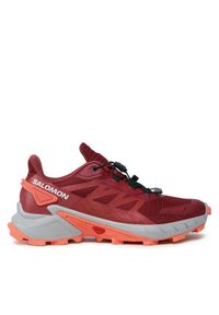 salomon - Salomon Buty do biegania Supercross 4 L47316500 Czerwony. Kolor: czerwony