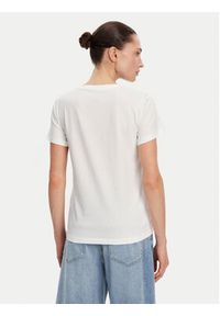 Guess Jeans T-Shirt W5GI26 J1314 Biały Regular Fit. Kolor: biały. Materiał: bawełna