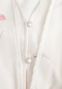 Born2be - Beżowy Szyfonowy Kombinezon z Falbanami i Wiązaniem w Pasie Rovenda. Okazja: na co dzień. Kolor: beżowy. Materiał: szyfon. Styl: casual, elegancki #3