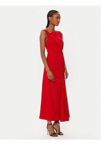 Imperial Sukienka koktajlowa AFATIKP Czerwony Slim Fit. Kolor: czerwony. Materiał: syntetyk. Styl: wizytowy #4