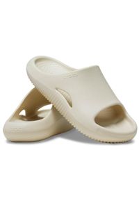 Klapki damskie sportowe Crocs MELLOW RECOVERY SLIDE. Kolor: biały. Materiał: syntetyk, materiał. Styl: sportowy