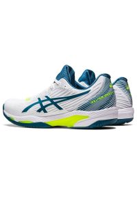 Buty do tenisa ziemnego Asics Solution Speed Ff M 1041A182102 białe. Kolor: biały. Sport: tenis #5