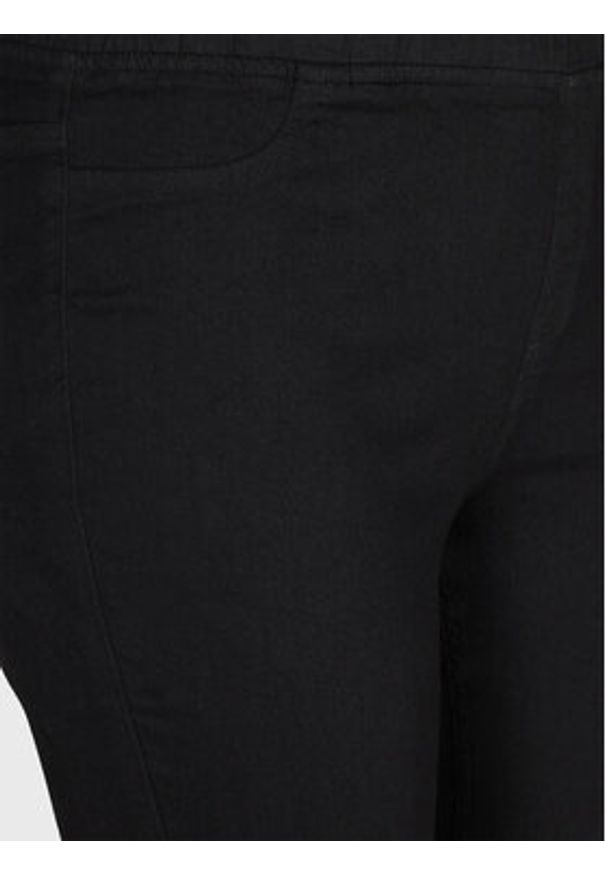 Zizzi Jegginsy J20200F Czarny Slim Fit. Kolor: czarny