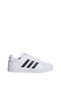 Adidas - Grand Court TD Lifestyle Court Casual Shoes. Okazja: na co dzień. Kolor: czarny, biały, wielokolorowy. Materiał: materiał. Sport: turystyka piesza