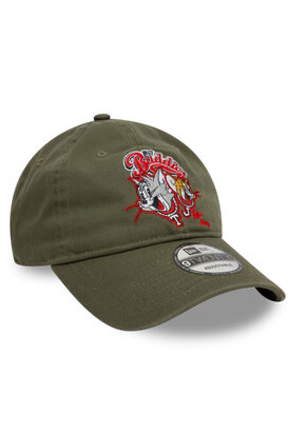 New Era Czapka z daszkiem Tom & Jerry 9TWENTY 60595265 Khaki. Kolor: brązowy. Materiał: bawełna, materiał