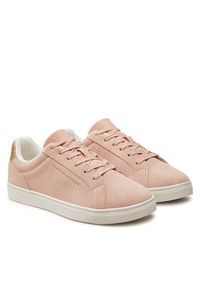 TOMMY HILFIGER - Tommy Hilfiger Sneakersy Color Pop Court Sneaker FW0FW08282 Różowy. Kolor: różowy. Materiał: skóra #4