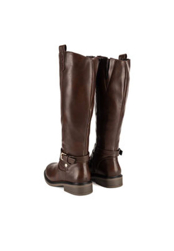 Clara Barson Oficerki WYL3560-3 Brązowy. Kolor: brązowy. Materiał: skóra