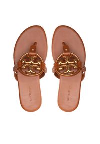 Tory Burch Japonki Miller 136593 Brązowy. Kolor: brązowy. Materiał: skóra #1