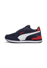 Puma Buty St Runner V4 Mesh Jr 39987602. Kolor: niebieski. Materiał: mesh