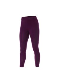 Spodnie termoaktywne Brubeck THERMO LE11870 z długą nogawką, damskie, fioletowe, Rozmiar XS. Kolor: fioletowy. Materiał: dzianina, włókno, materiał. Długość: długie. Sezon: zima. Sport: narciarstwo #1