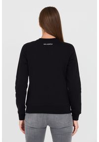Karl Lagerfeld - KARL LAGERFELD Czarna damska bluza Ikonik 2.0, Rozmiar S. Kolor: czarny