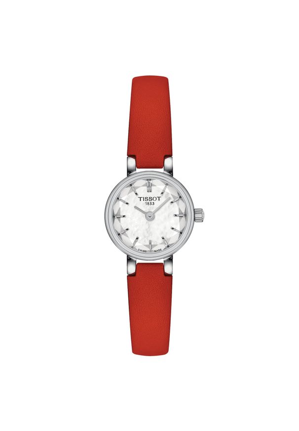 Zegarek Damski TISSOT Lovely Round T-LADY T140.009.16.111.00. Materiał: skóra. Styl: elegancki