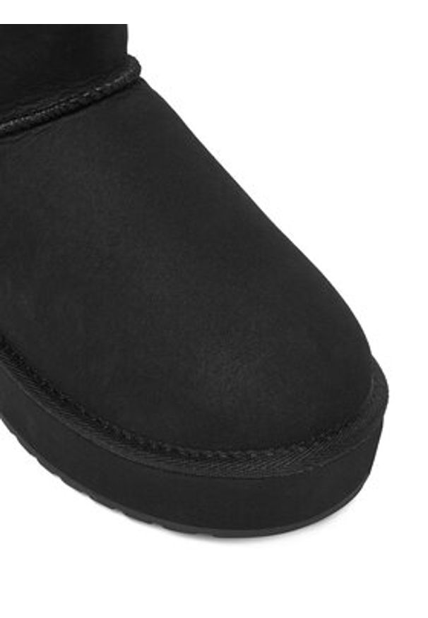 EMU Australia Śniegowce Stinger Lo Flatform W13190 Czarny. Kolor: czarny. Materiał: skóra